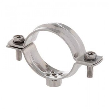ABRAZADERA REFORZADA SIMPLE M8+M10 INOXIDABLE AISI 316/A4