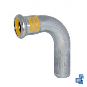 CURVA 90 H-M ACCESORIO GAS PRENSAR INOXIDABLE 316 INOXPRES