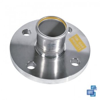 BRIDA ADAPTADOR PN16 ACCESORIO GAS PRENSAR INOXIDABLE 316 INOXPRES