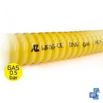 TUBO CORRUGADO PARA GAS EN ACERO INOXIDABLE EN 15266