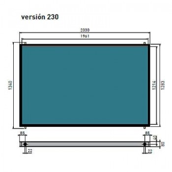 CAPTADOR SOLAR SIMEPLANO 230 2.12 L 203x128x8 SIME