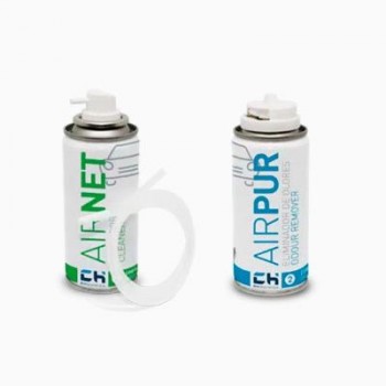 KIT AIRNET+ AIRPUR SPRAY  TRATAMIENTO  AIRE ACONDICIONADO VEHICULOS