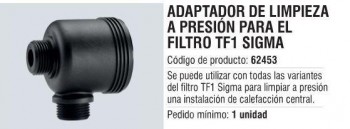 ADAPTADOR LIMPIEZA APRESION FILTRO TF1 SIGMA FERNOX 62453