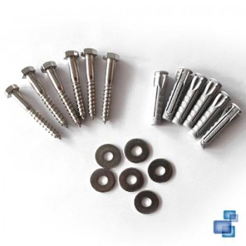 JUEGO TORNILLOS INOX 8x60 PARA SOPORTES AIRE ACONDICIONADO