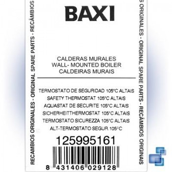 TERMOSTATO DE SEGURIDAD 105ºC ALTAIS BAXI