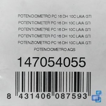 POTENCIÓMETRO PC 16 DH 10 C MOD.4K7+4K7A LAIA GTI BAXI