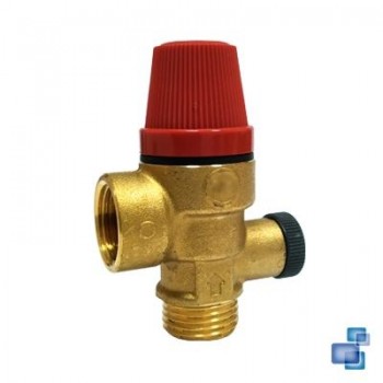 VÁLVULA SEGURIDAD CON TOMA PARA MANÓMETRO (314-313) CALEFFI