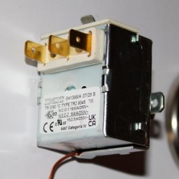 TERMOSTATO TR2 0+90ºC 2000 mm BULBO Y CAPILAR COBRE REVESTIDO EN PVC (POSTERIOR)