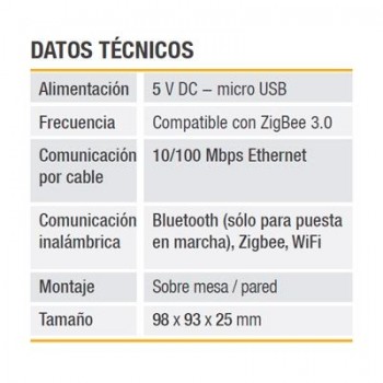 PUERTA DE ENLACE UNIVERSAL UG 800 SALUS SMART HOME