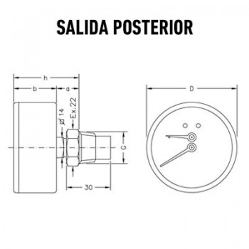 TERMOMANÓMETRO TRP POSTERIOR