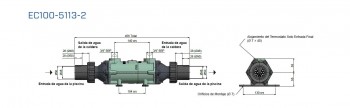 INTERCAMBIADOR 22 KW (CALDERA) CIRCUITO PRIMARIO A 60ºC  Cu/Ni BOWMAN