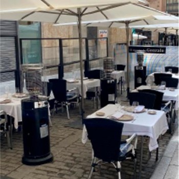ESTUFA TERRAZA GAS CORONA BAJA CON RUEDAS