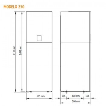 AEROTERMIA OMNIA FT 250 T UNIDAD INTERIOR HIDRONICA CON ACUMULADOR ACS