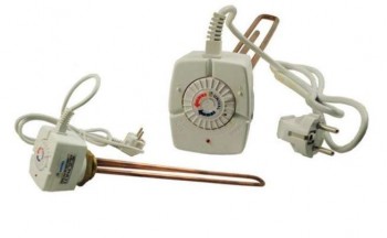 RESISTENCIA ELECTRICA CON TERMOSTATO Y ENCHUFE 230V