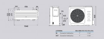 BOMBA DE CALOR MONOBLOC SHP M PRO 016 SIME