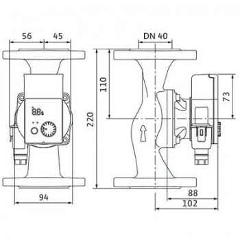 BOMBA WILO YONOS PICO 40/1-8 220mm 4224817