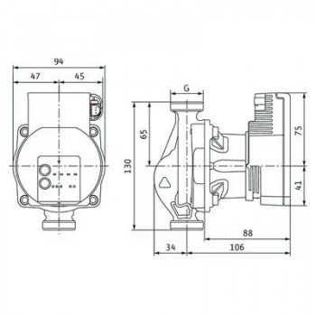 BOMBA WILO VARIOS PICO-STG 15/1-8 130MM