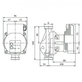 BOMBA WILO VARIOS PICO-STG 25/1-8 180MM