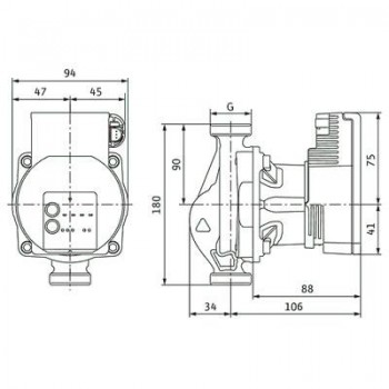 BOMBA WILO VARIOS PICO-STG 15/1-13 180MM