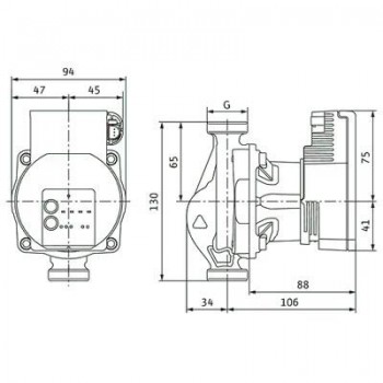 BOMBA WILO VARIOS PICO-STG 15/1-13 130MM
