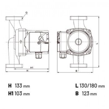 BOMBA CIRCULADORA  DUCA CALEFACCIÓN XR MOD 32/60/180 2"- 6 mca