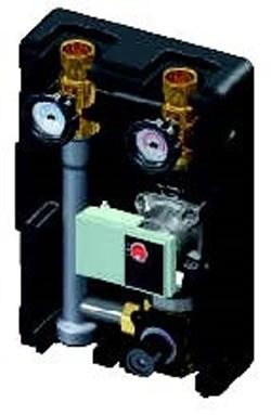 GRUPO MEZCLADOR KTV3 DN25 CON CON BOMBA  25-70 180 LOVATO