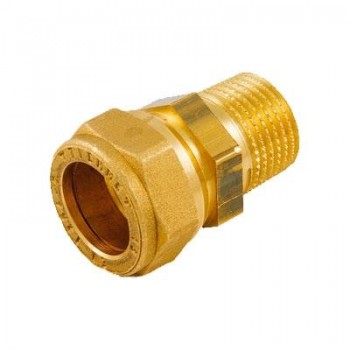 RACOR RECTO ROSCA MACHO MOD 1000 - TIEMME