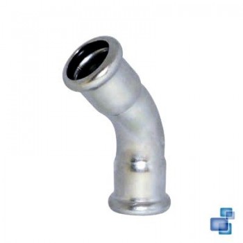 CURVA 45 HH PRENSAR INOX 316 INOXPRES