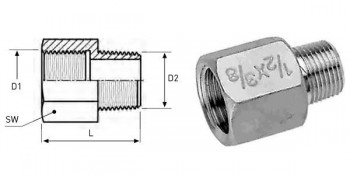 MANGUITO HM ACERO INOXIDABLE AISI 316