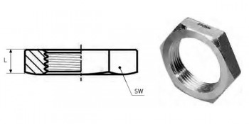 CONTRATUERCA ACERO INOXIDABLE AISI 316