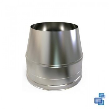 CONO SALIDA LIBRE DIÁMETRO 150/200 CHIMENEA DOBLE PARED INOX 316-304 CONVESA KW