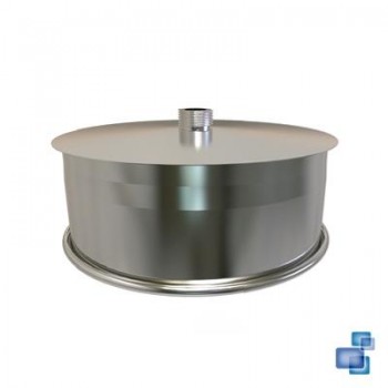 TAPA DRENAJE CHIMENEA DIÁMETRO 150 INOX 316 SIMPLE PARED PSLI-BI CONVESA