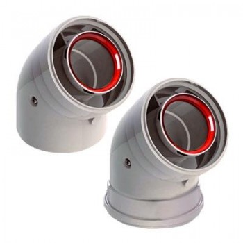 CODO 45º COAXIAL