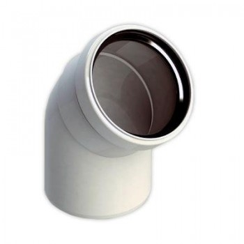 CODO MH 45º 80 PP BLANCO