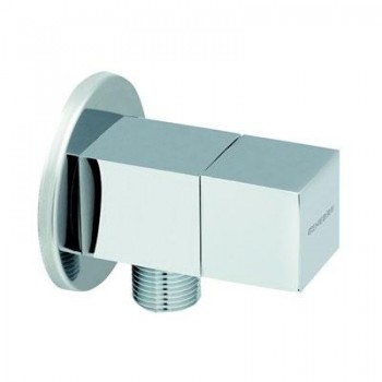 VALVULA ESCUADRA CUADRADA CUBIK 1/2" X 3/8"