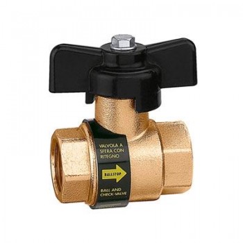 VÁLVULAS ESFERA MARIPOSA H.H CON RETENCIÓN BALLSTOP 1/2 CALEFFI 323040