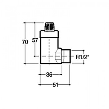 PURGADOR AUTOMÁTICO FLEXVENT H 1/2 BAXI