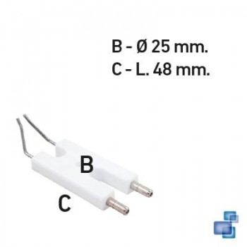ELECTRODO CUENOD C4/C6/C10 SE 02 25x48