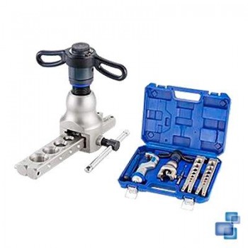 KIT ABOCARDADOR PRO TUBOS EXCÉNTRICO 1/4"A 3/4" DE CARRACA CON MALETA