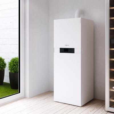 BOMBA DE CALOR HIBRIDA VITOCALDENS 222-F