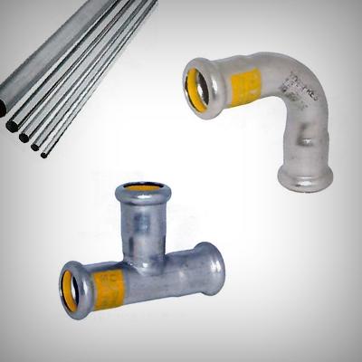 ACCESORIOS DE PRENSAR GAS ACERO INOX